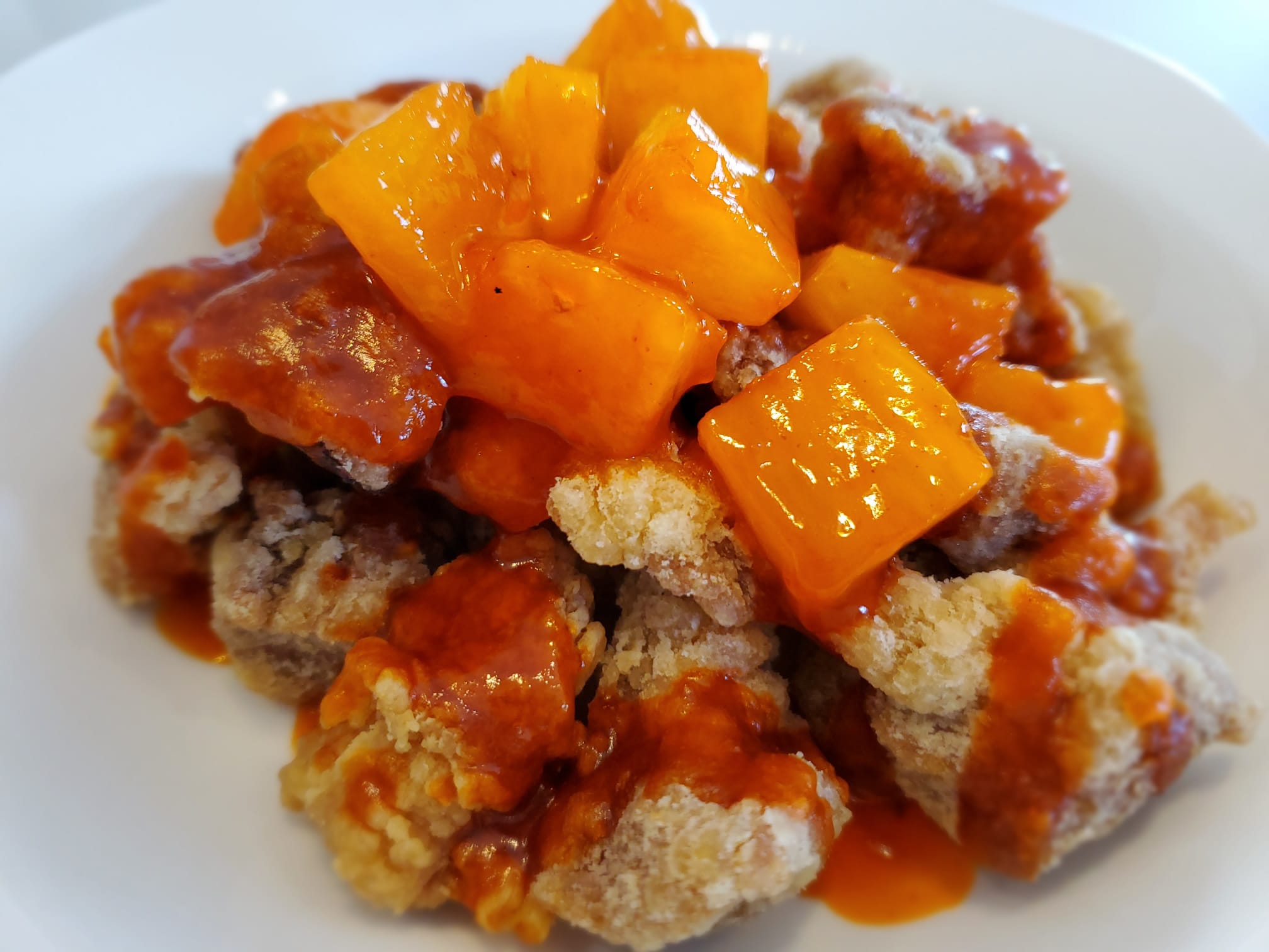 Sweet & Sour Pork with Pineapples (No added MSG)