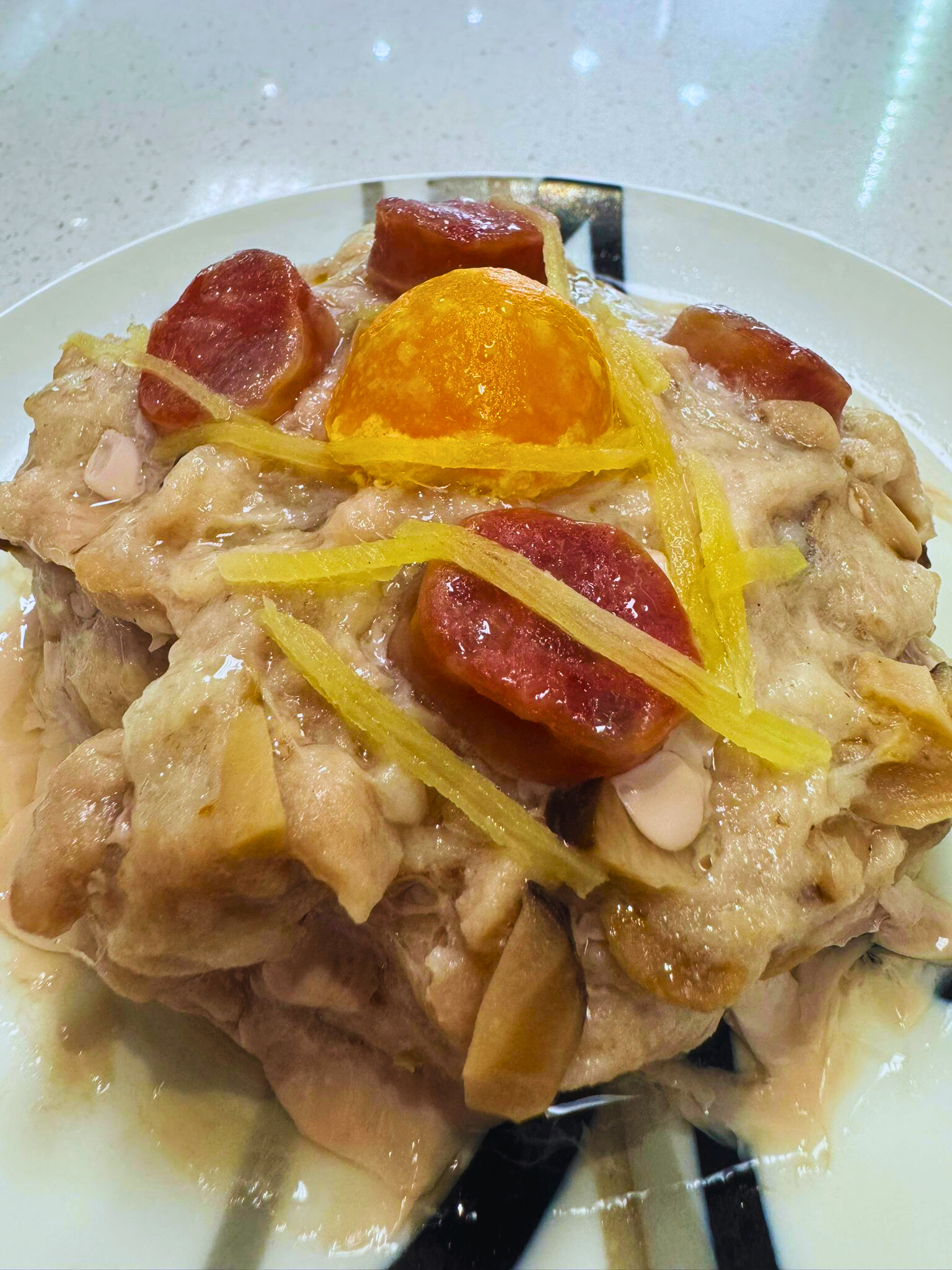 鹹蛋蒸肉餅 (不加味精) (4pcs)