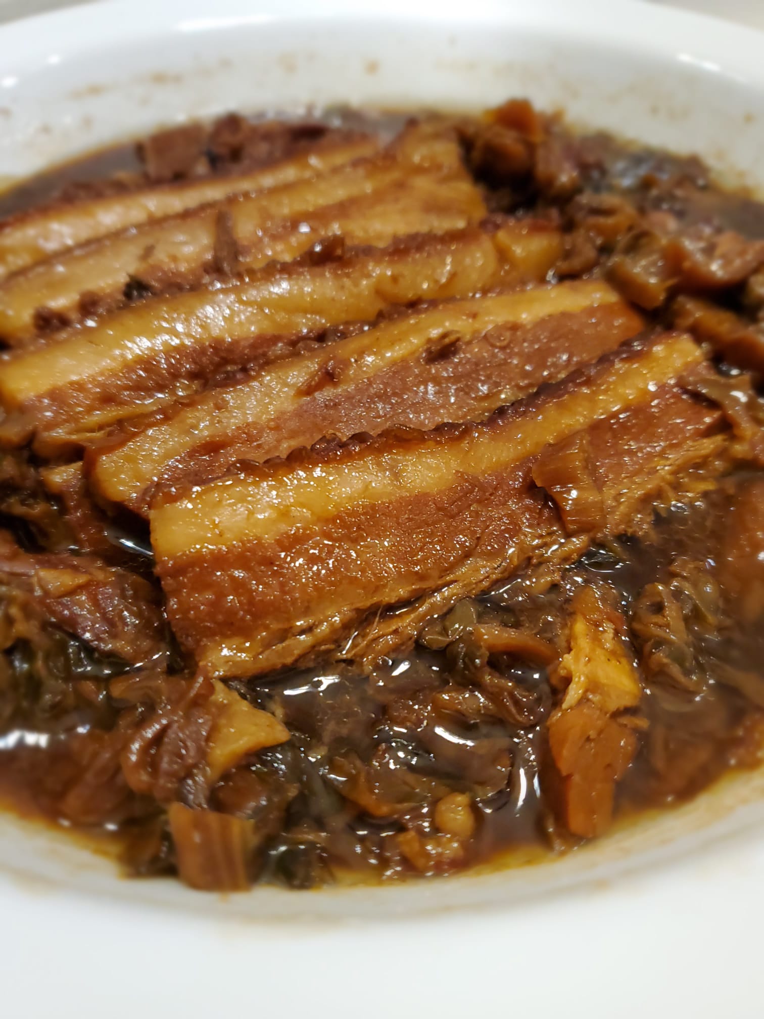 Braised Pork Belly with Preserved Vegetable (No added MSG) 