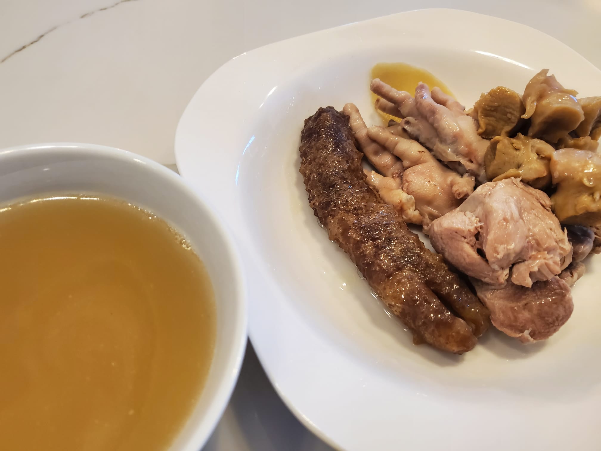 Sea cucumber, Dried scallop with Conch Soup (No added Salt or MSG)