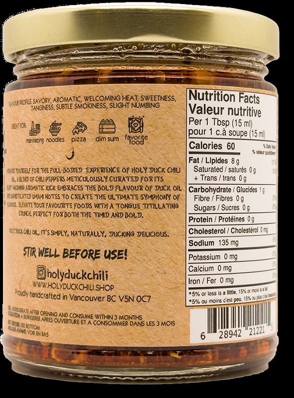 Holy Duck Chili Oil